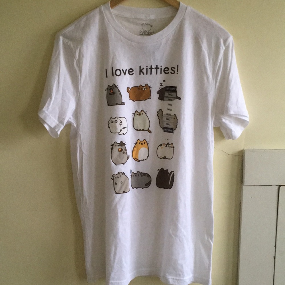 Hot Topic Pusheen I Love Kitties T Shirt Small